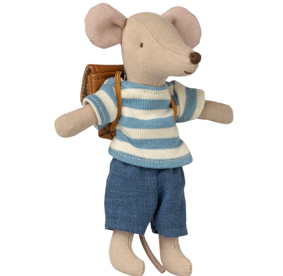 Maileg - Tricycle Mouse, Big Brother - Brown