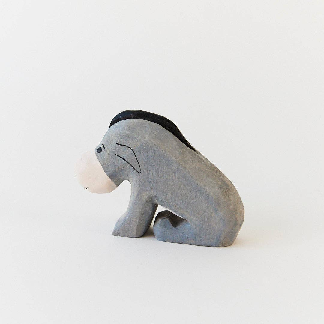 Sarah’s Silks - Eeyore Wooden Figure