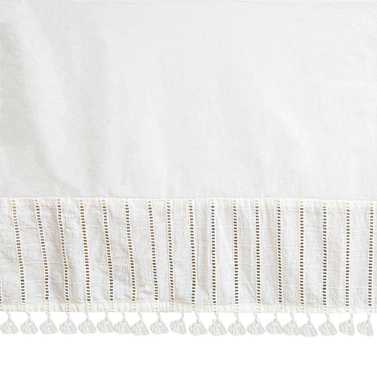 Crane Baby - Off-White Boho Bed Skirt
