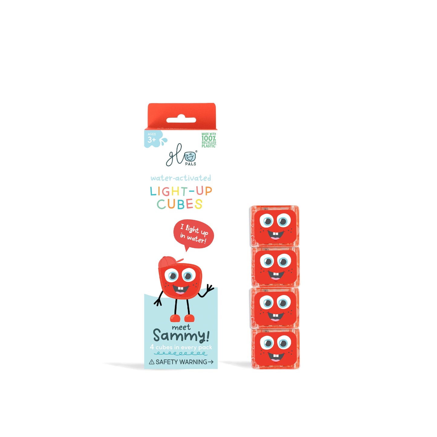 Glo Pals - Glo Pals Sammy Light-Up Cubes