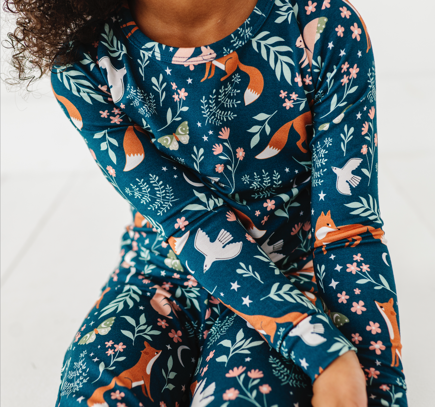 Bird & Bean® - Kids Bamboo Pajamas - Woodland - Alice 