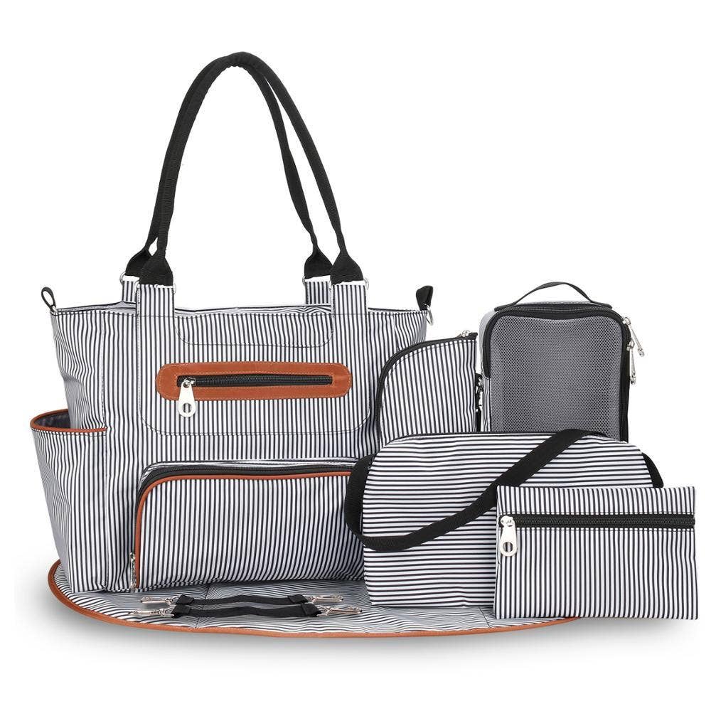 shoplittleswan - Deluxe Diaper Bag 7 Pieces Set