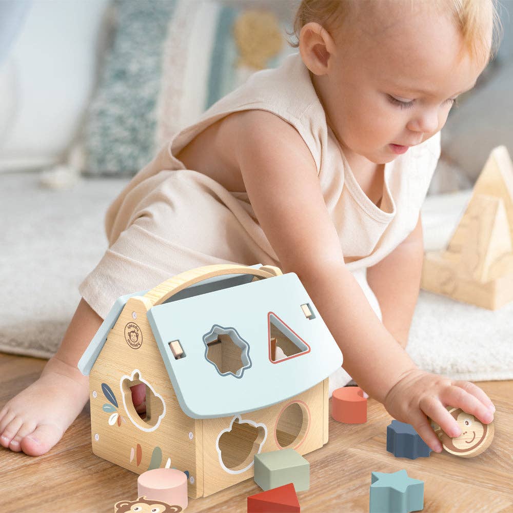 Speedy Monkey - House Shape Sorter*****IN STORE PURCHASE ONLY****