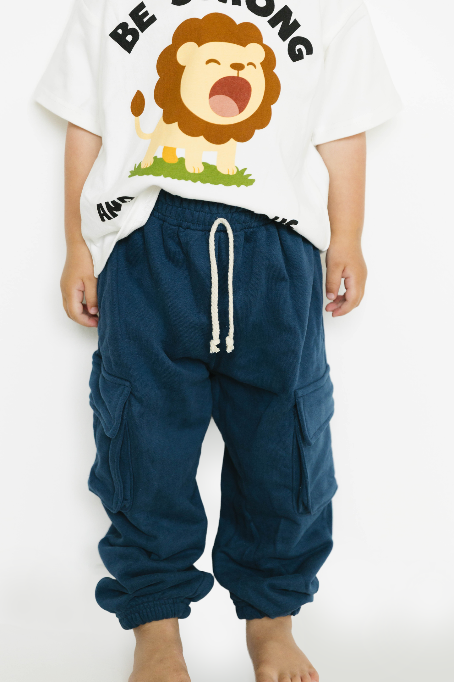 Little One Shop - Navy Cargo Joggers