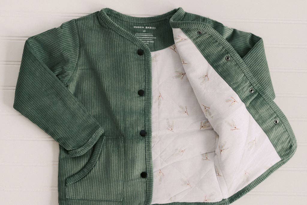 HUGGA BABIES - Evergreen Corduroy Jacket