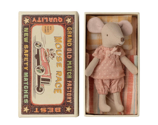 Maileg - Big Sister Mouse in Matchbox