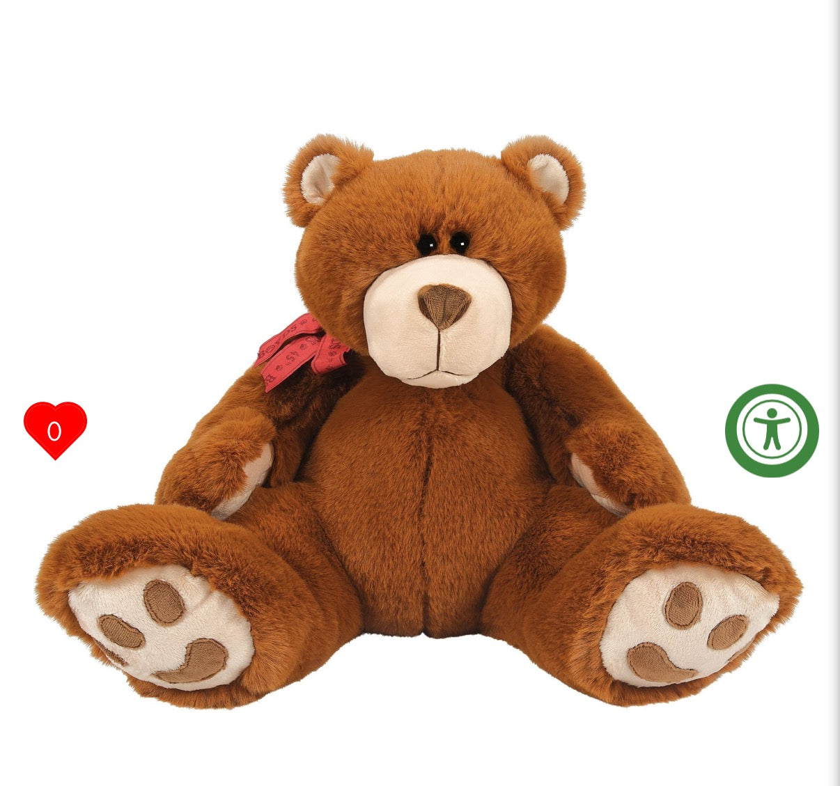 Boyd Plush Bear- Bubba Amber