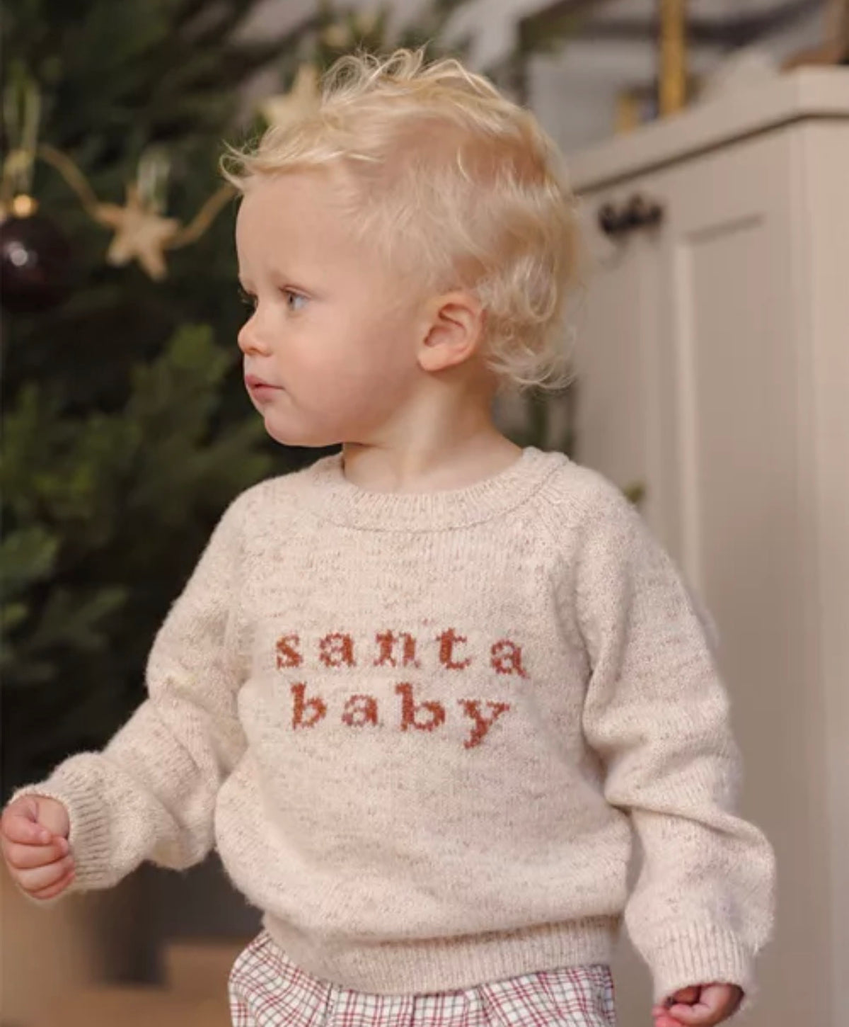 Quincy Mae - Knit Sweater - Santa Baby
