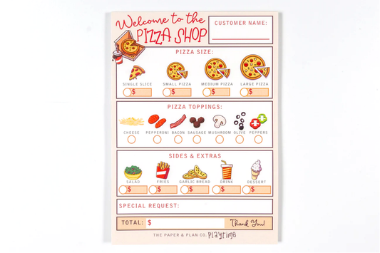 The Paper and Plan Co. - Pizza Shop Playtime Pad®