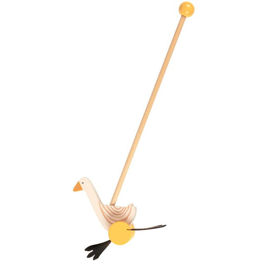 Primitives by Kathy - Goose Push Toy