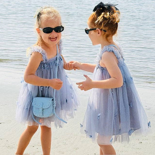 Morgan Mae Kids - Dress || Blue Butterfly
