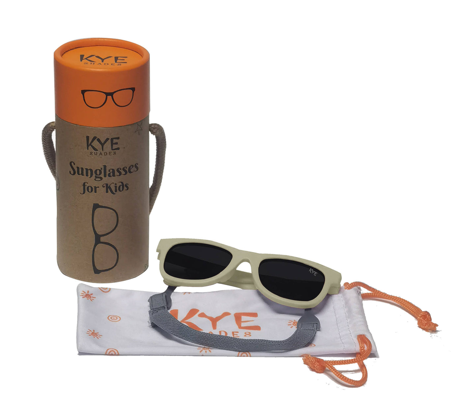 Kye Shades - Infant Polarized Sunglasses | Ages 0-12 months | Beige