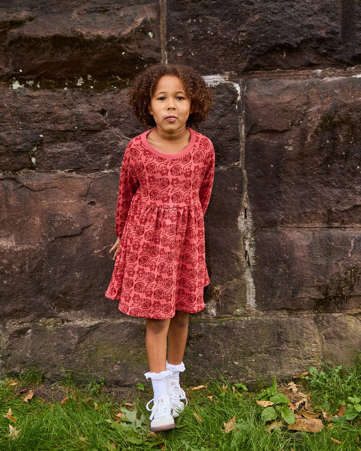 Lewis - Sweatshirt Dress - Tiger | Spice