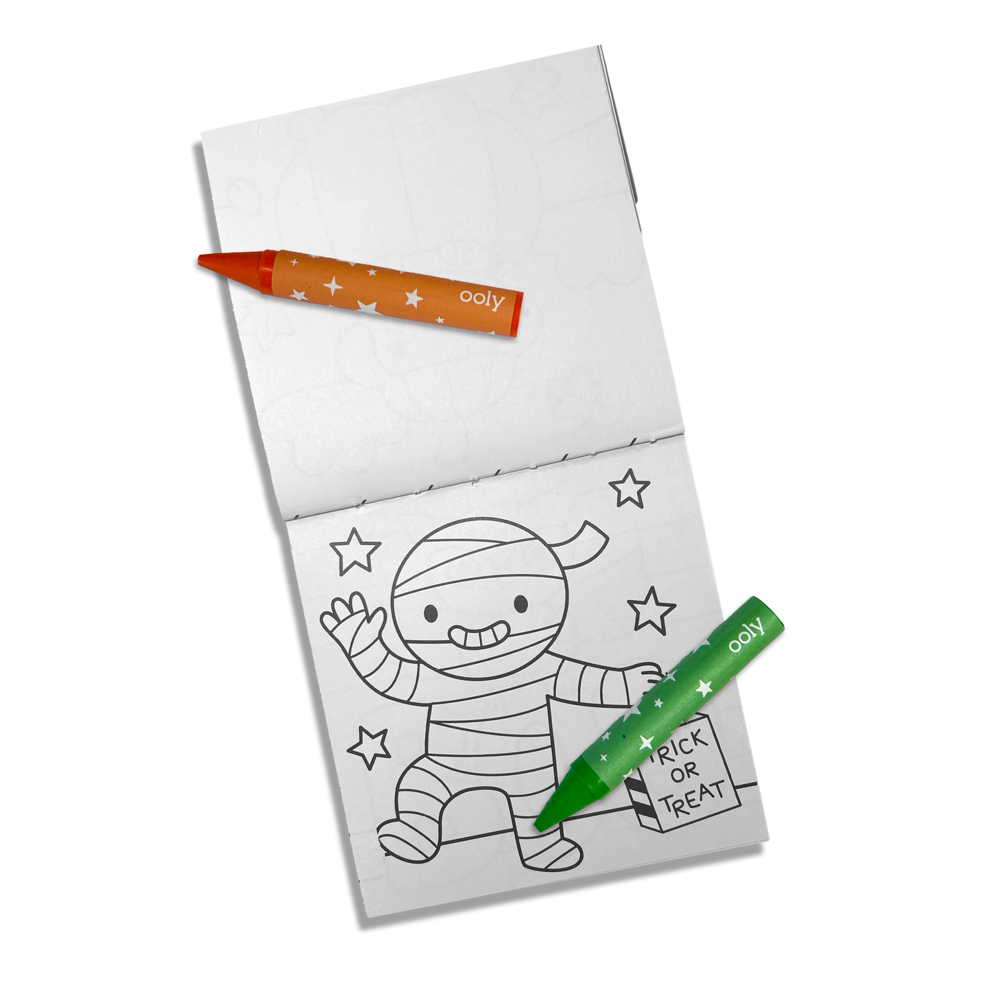 OOLY - Carry-Along Coloring Book Set - Happy Haunts