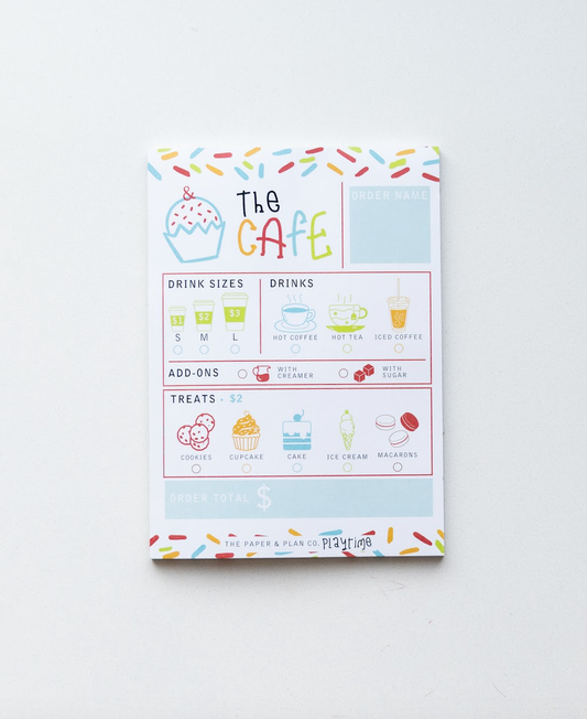 The Paper and Plan Co. - Cafe Playtime Pad®