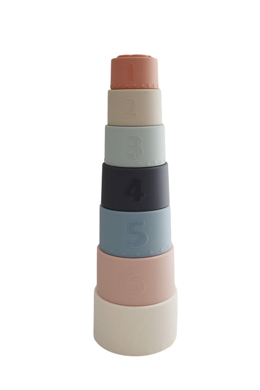 Marlowe & Co - Classic Silicone Stacking Nesting Cups