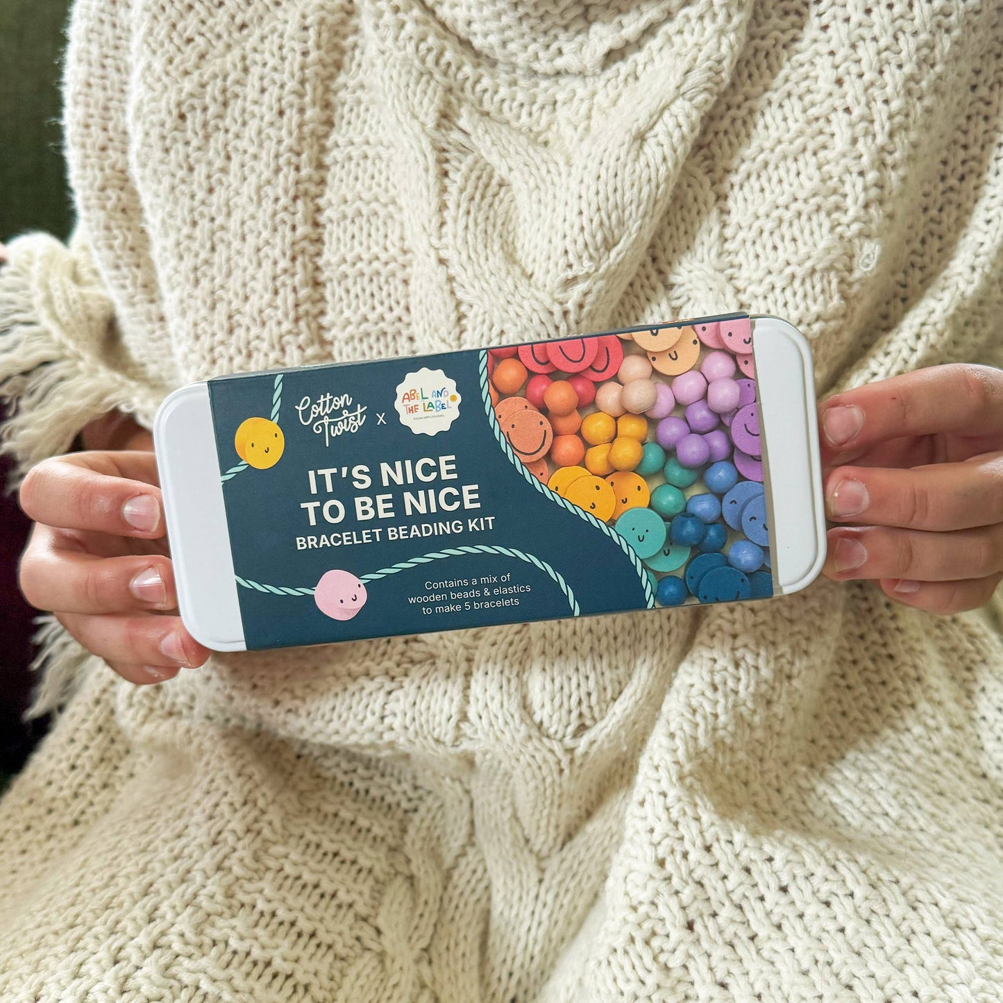 Cotton Twist - It's Nice To Be Nice Bracelet Beading Kit