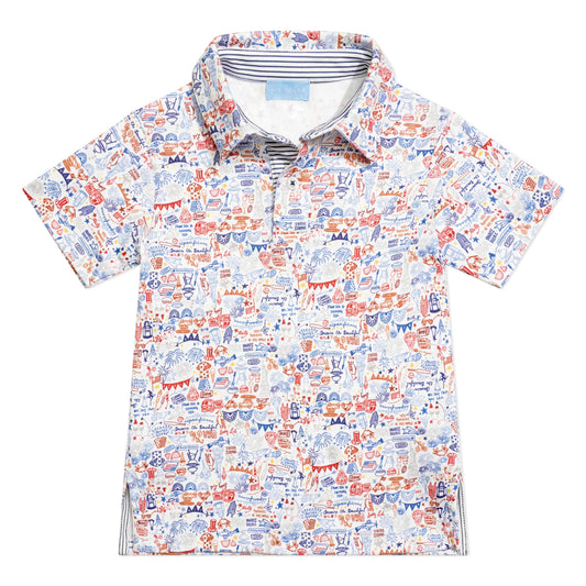 Joy Street - USA Boy's Polo Shirt