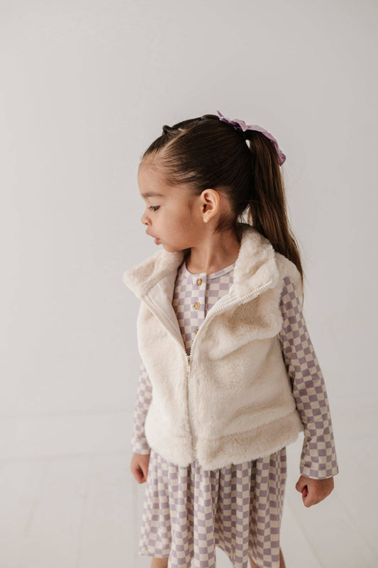 babysprouts clothing company - Fur Vest Baby/Kids Clothing Fall 2025