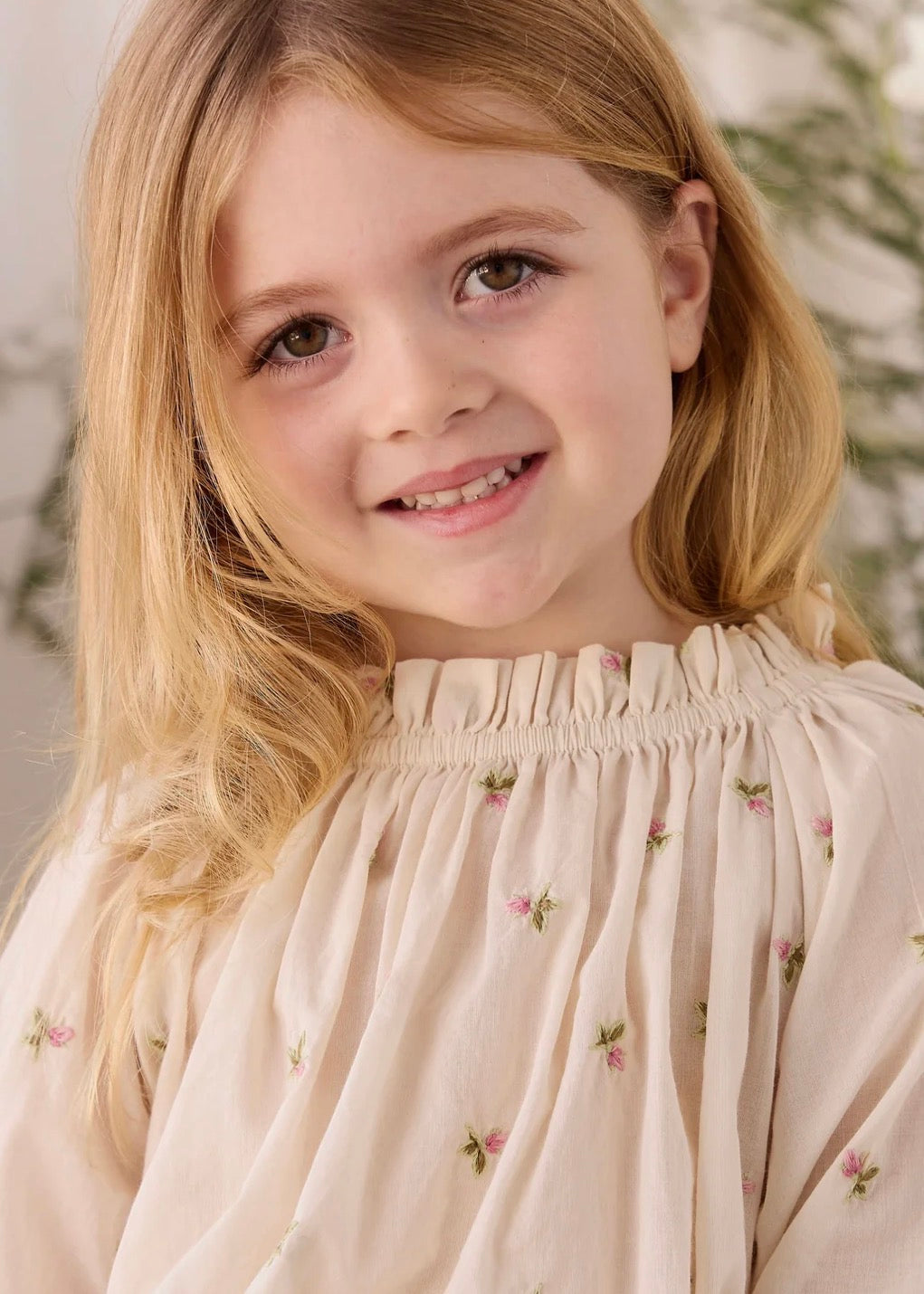 Jamie Kay - Organic Cotton Acacia Blouse - Rosebud Egret