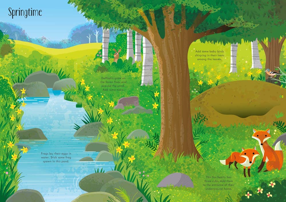 HarperCollins - Little First Stickers In The Forest : Usborne
