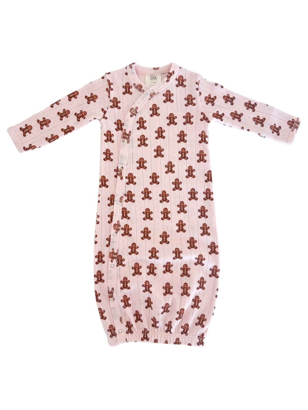 SIIX Collection - Blush Gingerbread / Organic Pointelle Gown