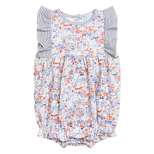 Joy Street - USA Baby Girl Ruffle Bubble