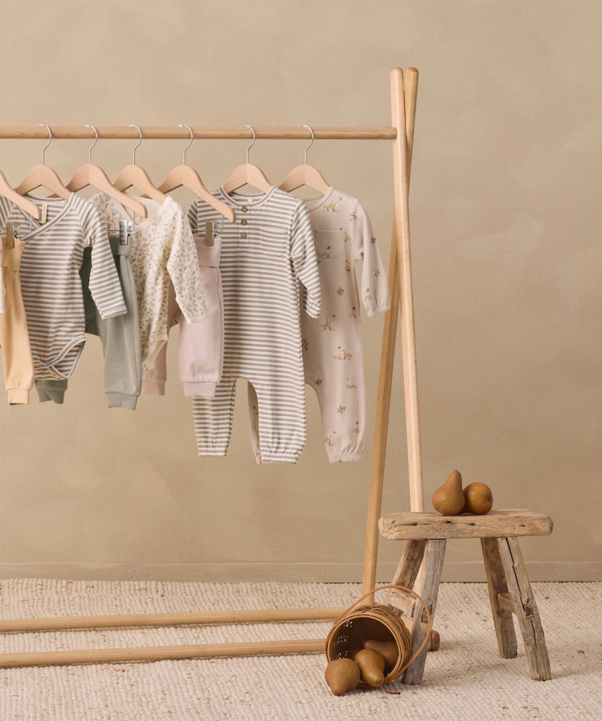 Quincy Mae - Long Sleeve Pocket Jumpsuit - Fox Land