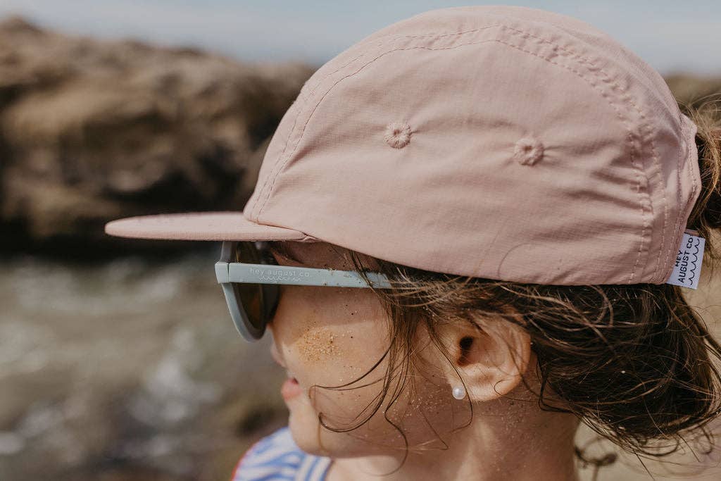 HEY AUGUST CO - Five-panel cap in Petal