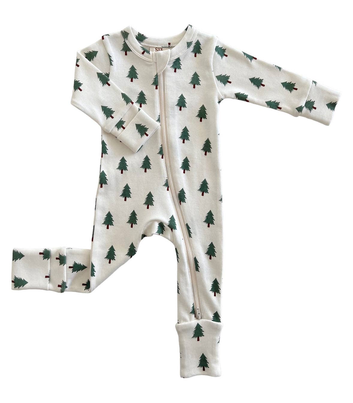 SIIX Collection - Trees / Organic 2-Way Zip Romper