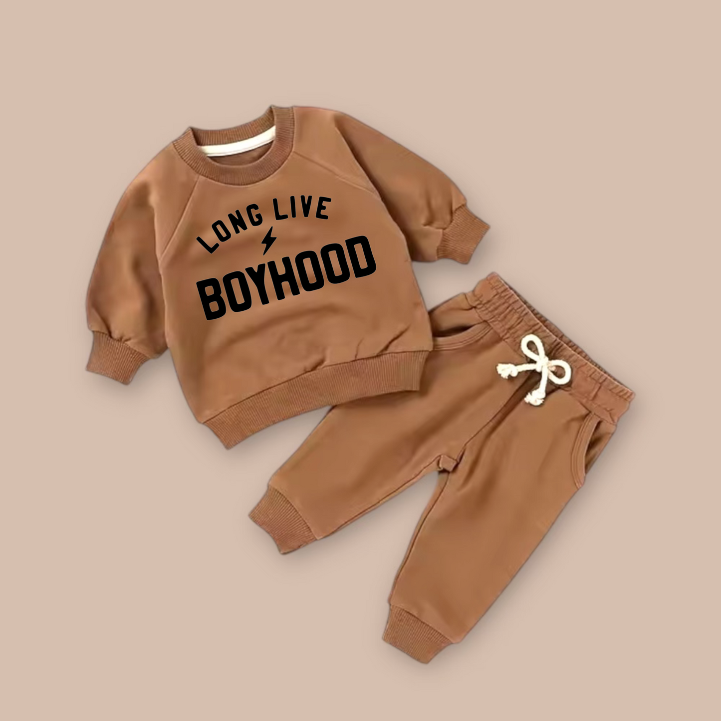 Tiny toes Baby Co - Long Live Boyhood organic lounge set