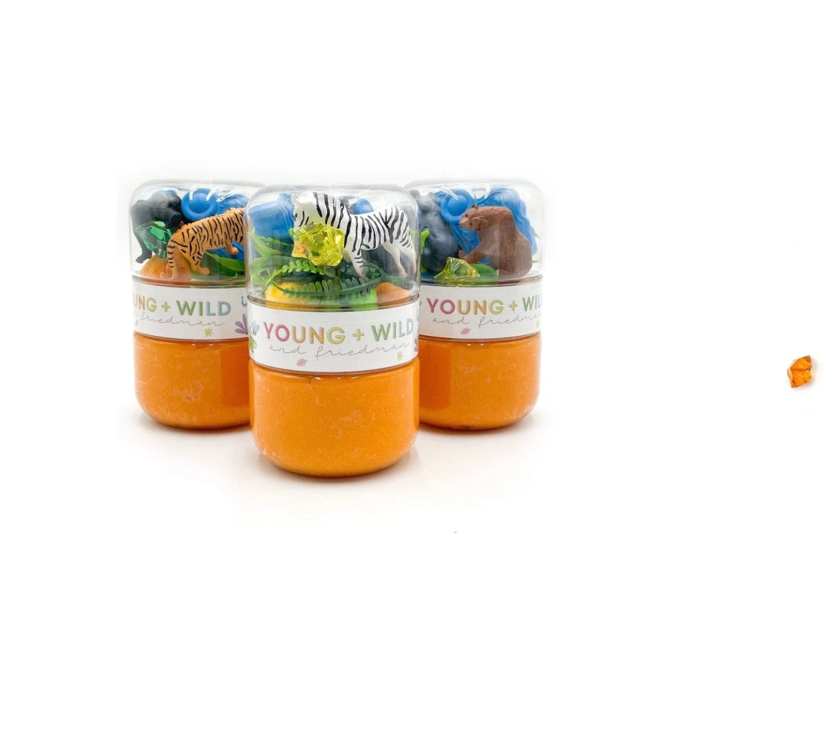 Young + Wild and Friedman - Grab & Go Dough Jars - Jungle
