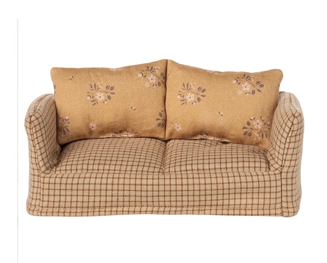 Maileg - Couch. Mouse - Marble