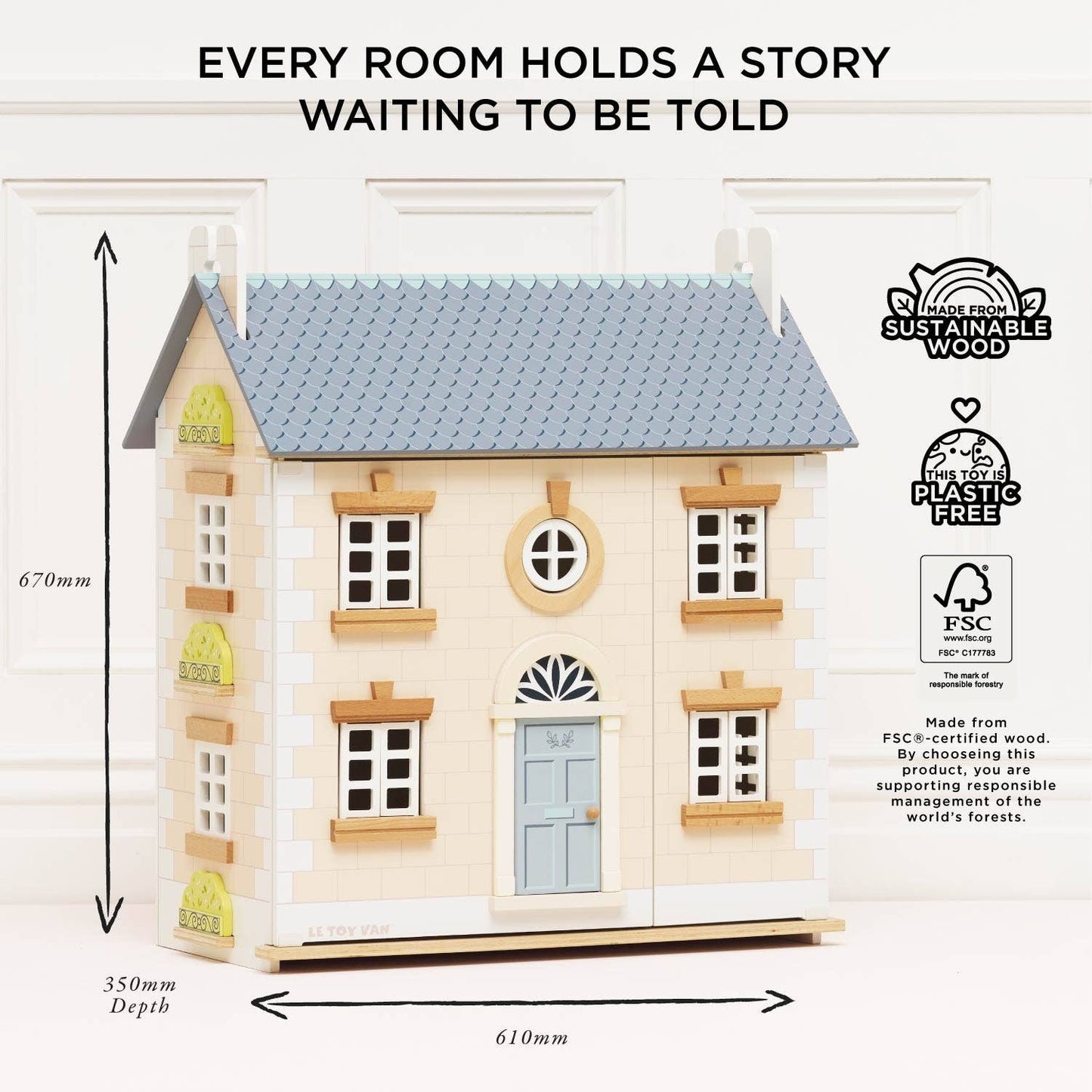 Le Toy Van, Inc. - Bay Tree Wooden Dolls House