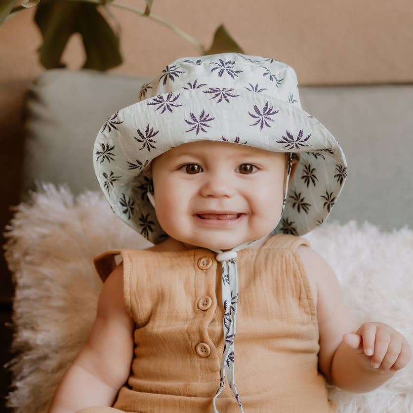 Huggalugs - Palms Bucket Hat UPF 50+ Baby & Toddler