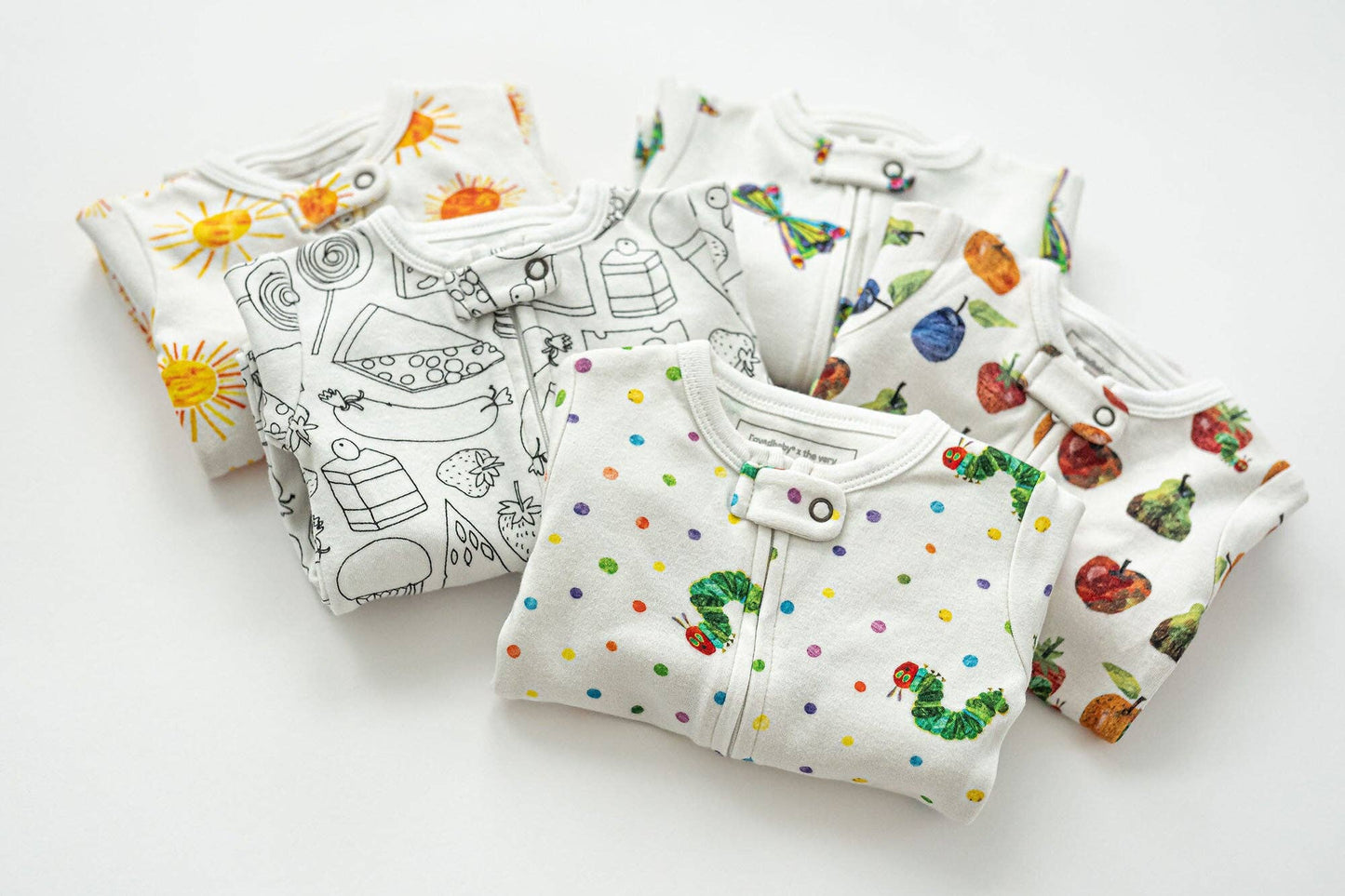 L'ovedbaby - Caterpillar | Organic Zipper Footie