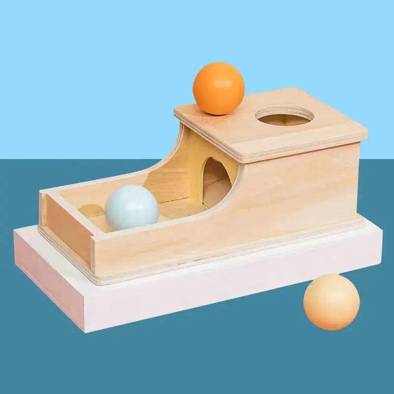 VIGOR - Montessori Wooden Pitch Ball Box Early Education
