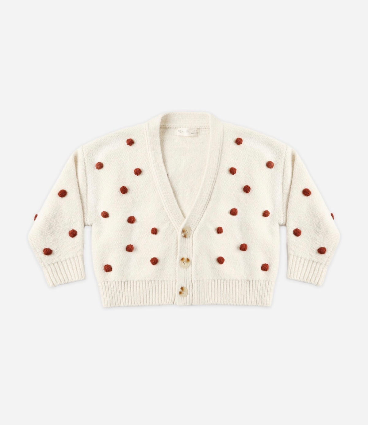 Rylee + Cru - Boxy Crop Cardigan - Ruby Bobble