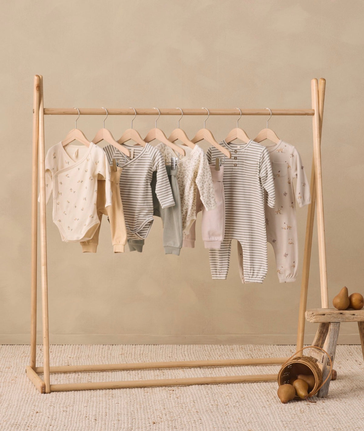 Quincy Mae - Long Sleeve Pocket Jumpsuit - Fox Land
