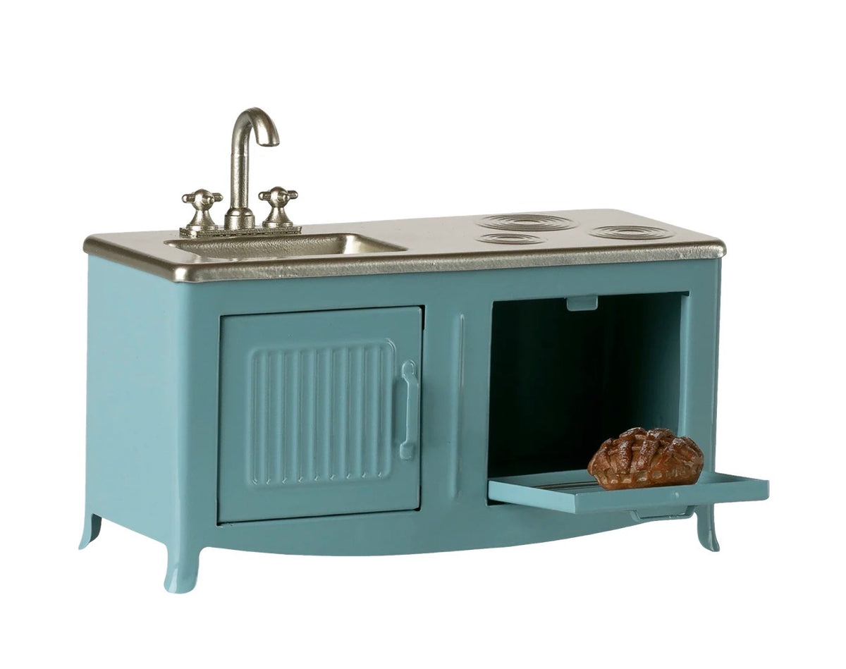 Maileg - Kitchen, Mouse - Blue