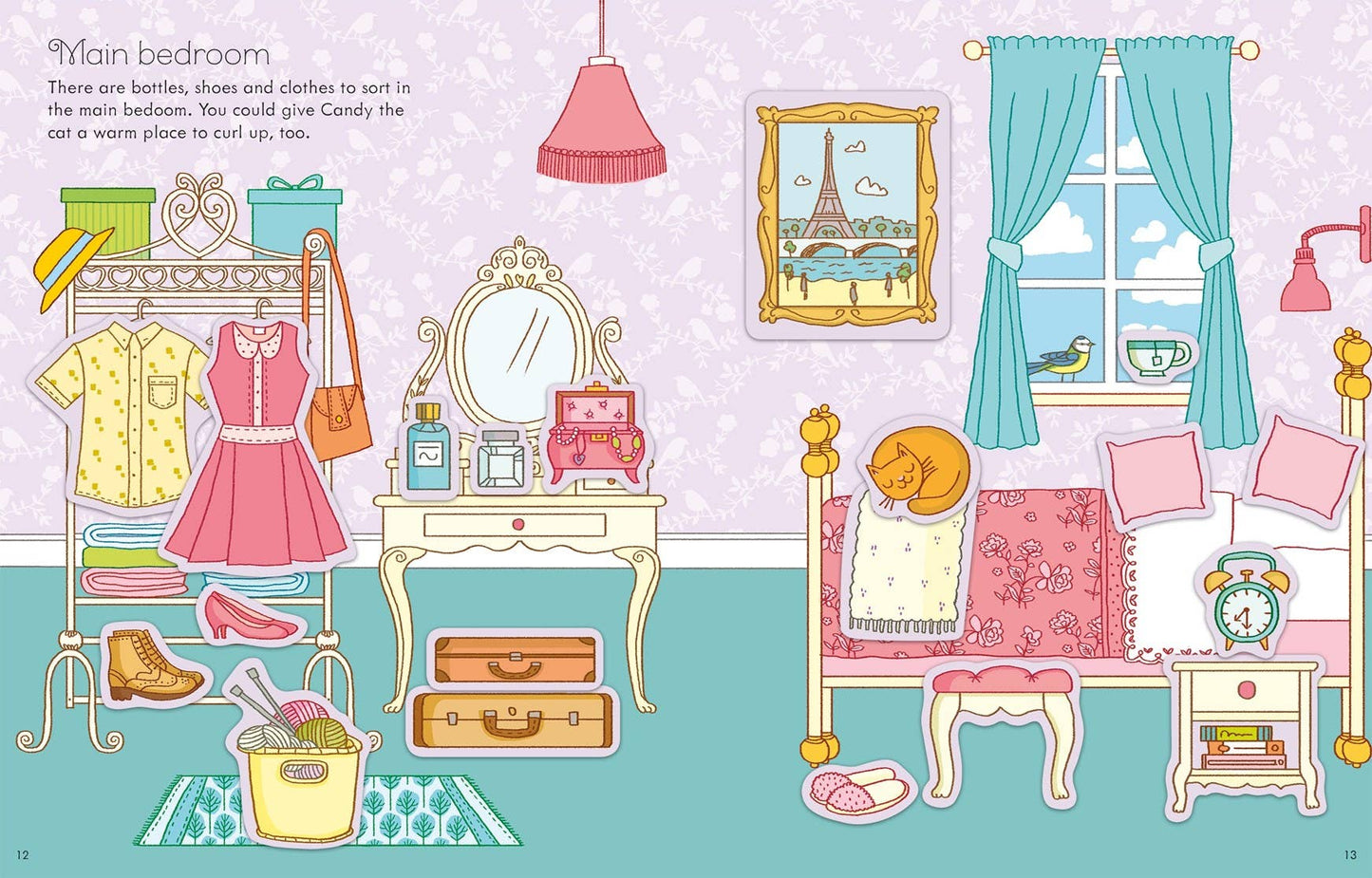 HarperCollins - First Sticker Book Dollhouse : Usborne