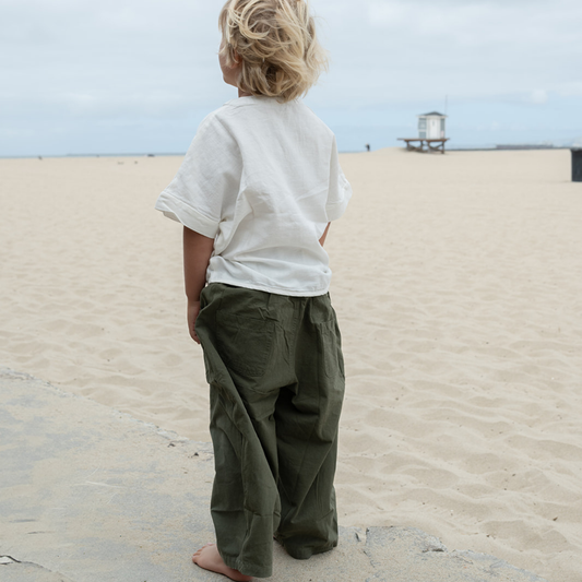Rivi & Kin - Barrel Trousers - Mangrove