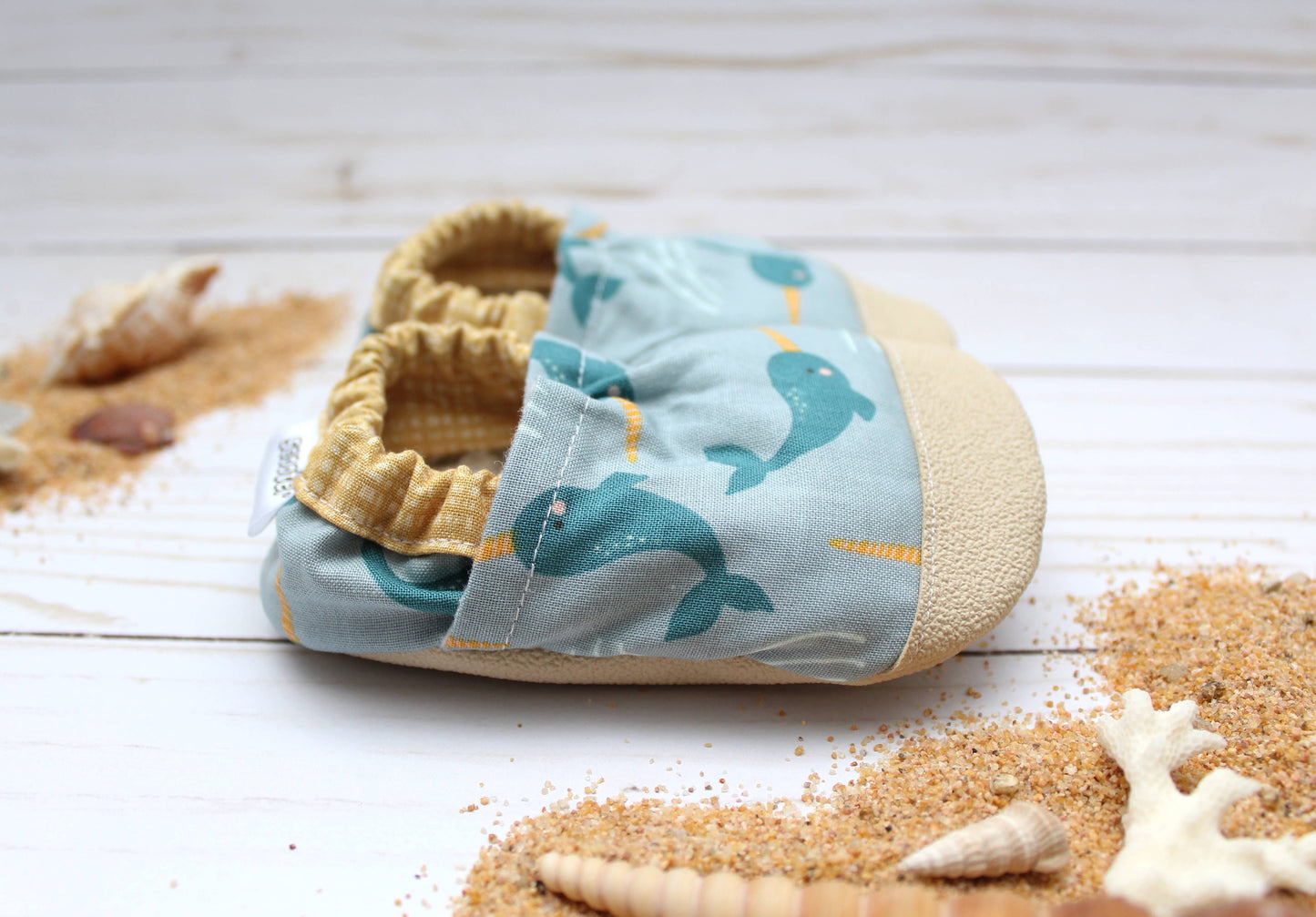 Scooter Booties - Narwhals Baby Shoes: 3 Toddler