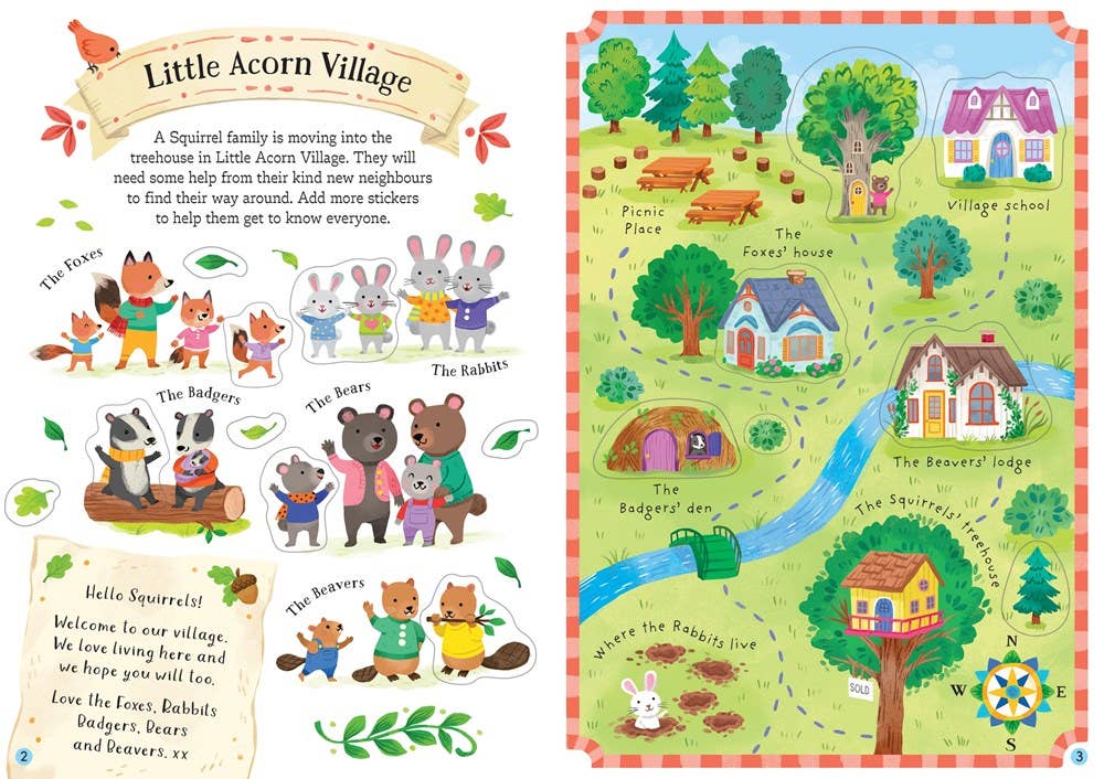HarperCollins - Little First Stickers Love And Kindness : Usborne