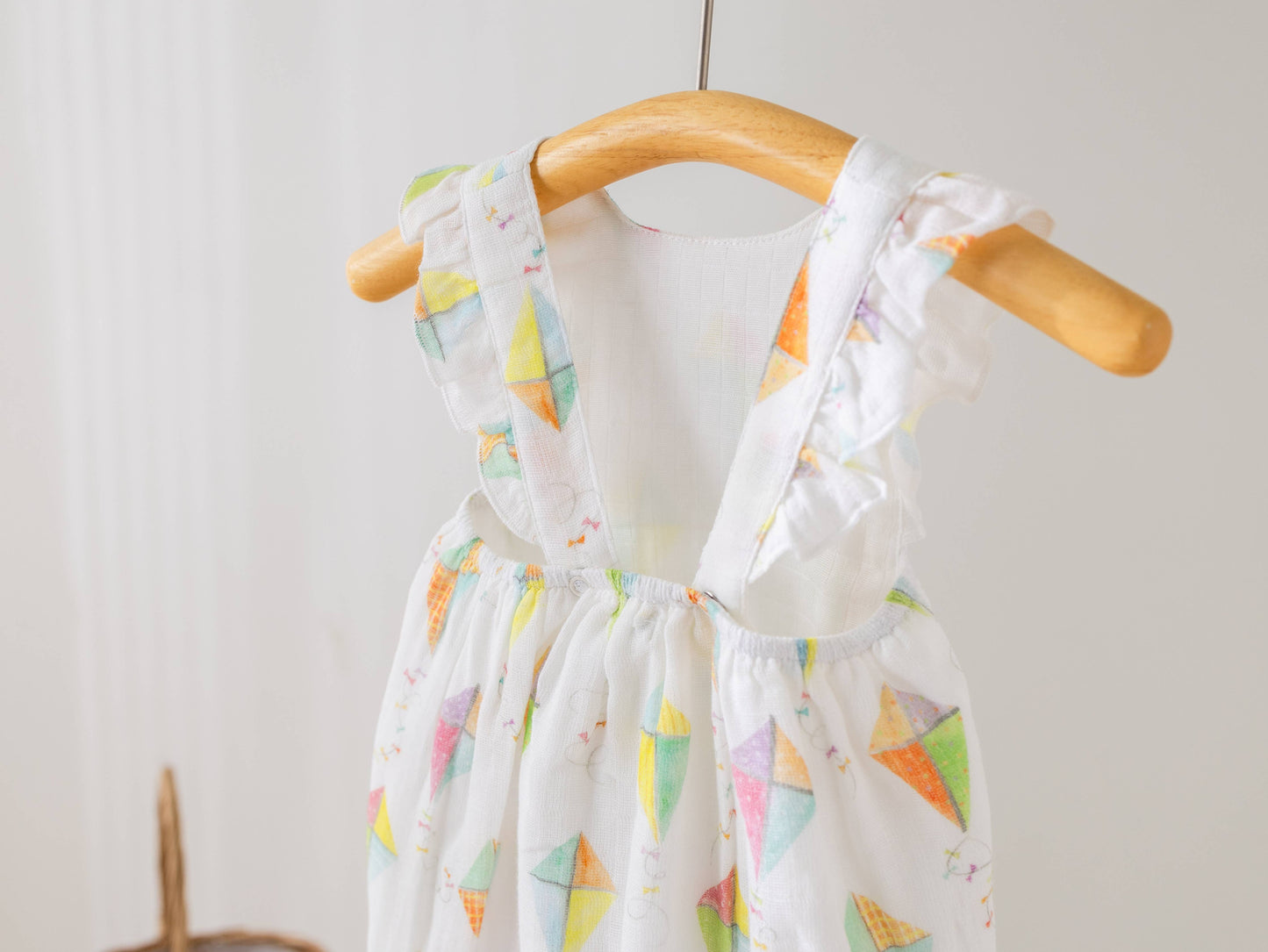 Nola Tawk - Reach for the Sky Organic Muslin Bubble Romper