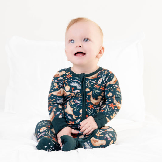 Jammie Session Jammies- Waves & Whiskers