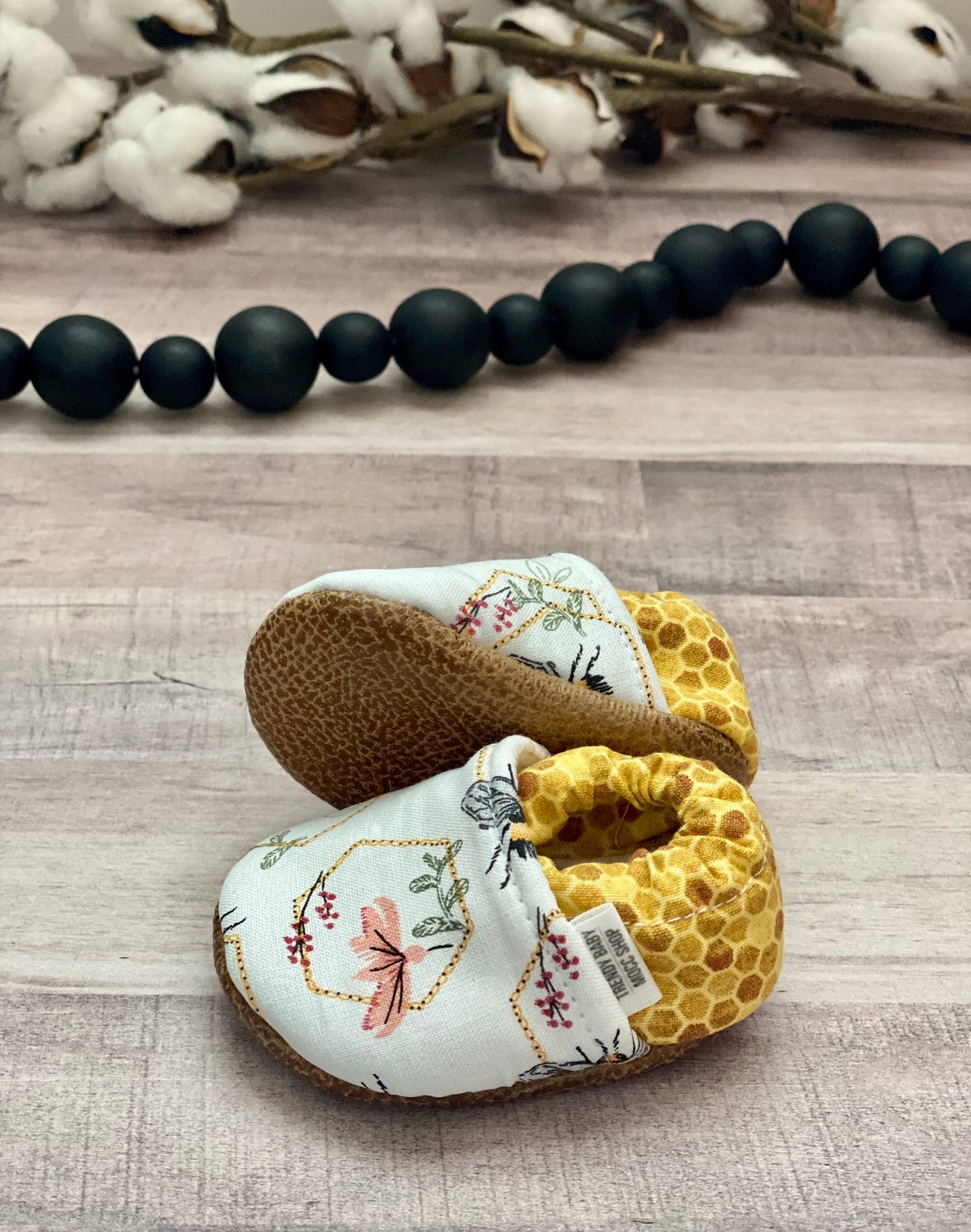 Trendy Baby Mocc Shop - Bees and Honey Moccasins