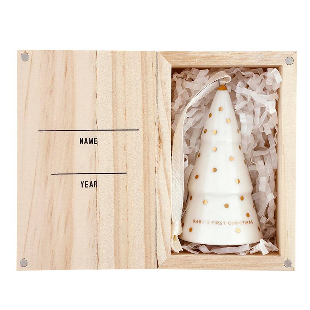 Stephan Baby by Creative Brands - Baby's First Christmas Ornament - Christmas Tree