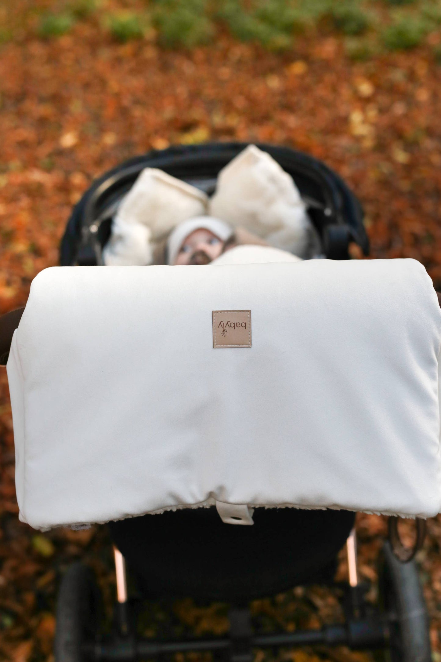 BABYLY - Waterproof velvet muff (hand warmer)/ stroller gloves