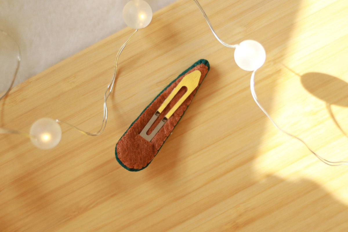 Finer Embroidery - Christmas Embroidered Hair Clips